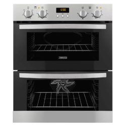 Zanussi ZOE35511XK Built Under Multifunction Double Oven in Stainless Steel